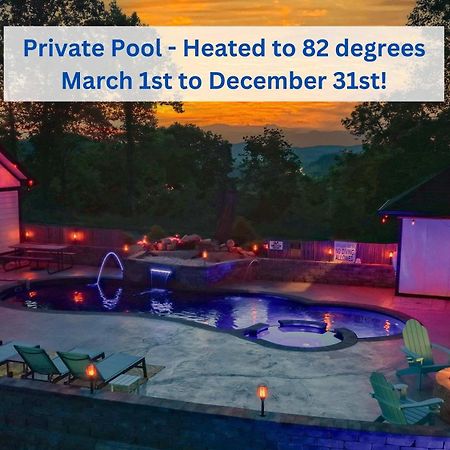 H2Oasis Incredible Pool Retreat With Mountains Views! Villa Sevierville Ngoại thất bức ảnh